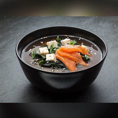 Мисо с лососем в Сытый папа по цене 189 ₽