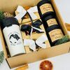 Новогодний подарочный бокс на корпоратив с элитным чаем и термокружкой инь янь в Дарите красиво по цене 6690