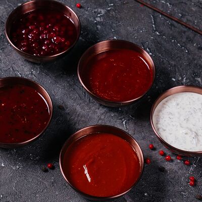 Брусничный соус в Пламя по цене 190 ₽