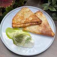 Блинчики с риетом из лососяв Современники