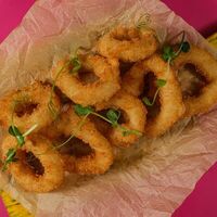 Кольца кальмара фри в Bananapizza