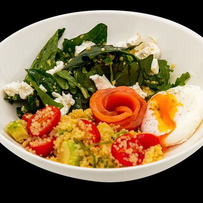 Боул с лососемв Marrone Rosso по цене 5900 ₸