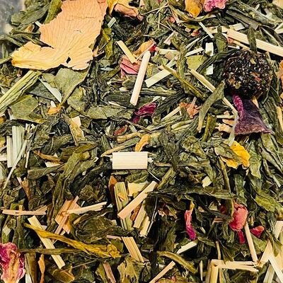 Японская вишня, чай листовой зеленый ароматизированный в Зелёный Домик по цене 125 ₽