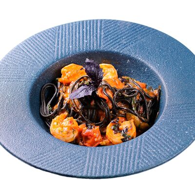 Паста с креветками в GrU seasons по цене 859 ₽