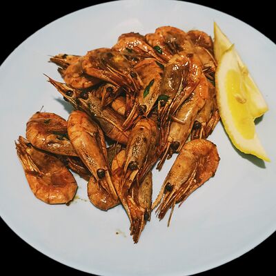 Креветки жареные в Shengen+ по цене 370 ₽