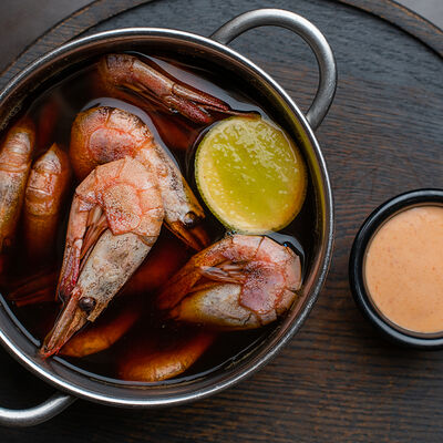 Кастрюлька магаданских креветок в Бибирево по цене 1600 ₽