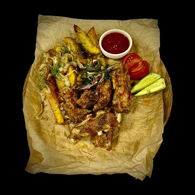 Бараньи ребрышки по-домашнему с картошкой в Чито-гврито по цене 680 ₽