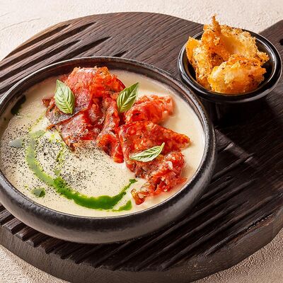 Лигурийский фасолевый суп с салями в Чиполучо по цене 399