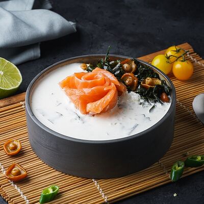 Суп Сливочный с лососем в SUSHIBOX по цене 319