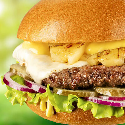 Бургер Гавайский Халяль в Black Star Burger по цене 590 ₽