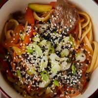 Вок с говядиной в Menthol