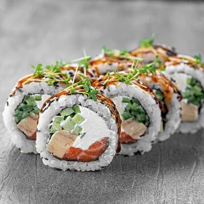 Кани-лосось в ROLLS KING SUSHI KINGDOM по цене 1109 ₽