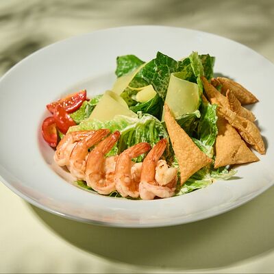 Цезарь с креветками в Алазани по цене 5300 ₸