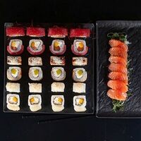 Насладиться прекрасным сет в МорЯки Sushi Seafood