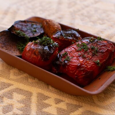 Овощи на мангале в Грузинский дом марабда по цене 395 ₽