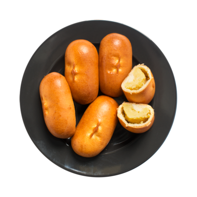 Пирожки домашние с картошкой от шеф-пекаря Ав в Азбука Вкуса Экспресс Меню по цене 56 ₽