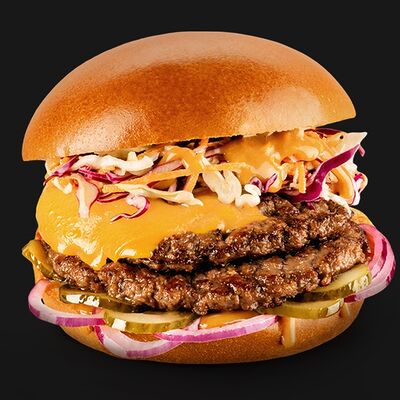 Бургер Слоу Black Angus двойной в Black Star Burger по цене 970 ₽