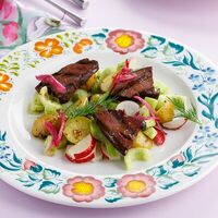 Салат с сердцем оленя в Катюша Katyusha