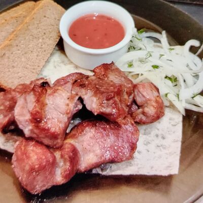 Шашлык из свиной шеи в Шашлычная №1 по цене 340 ₽