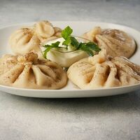 Хинкали из свинины и говядины в Мимино