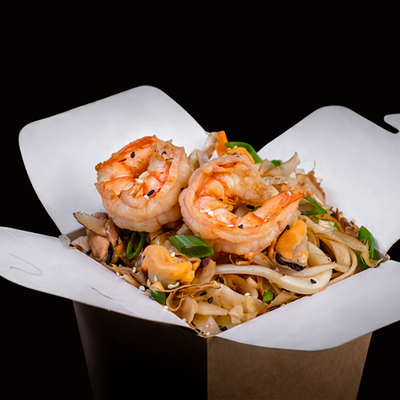 Лапша Удон с морепродуктами в SUSHIлка по цене 725 ₽