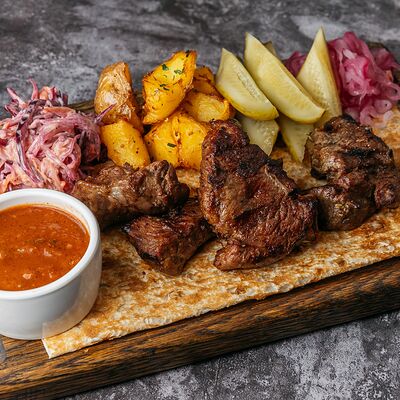 Шашлык из мраморной говядины в Мясоед по цене 1190 ₽