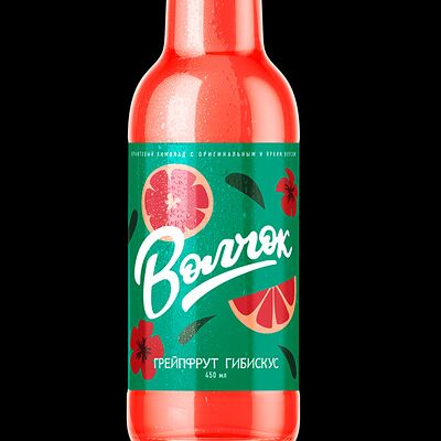 Крафтовый лимонад Волчок, грейпфрут и гибискус в Шоу'рма по цене 200 ₽