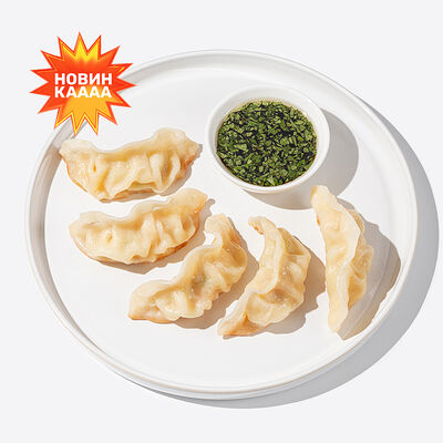 Гедза с креветкой в Много лосося по цене 510 ₽