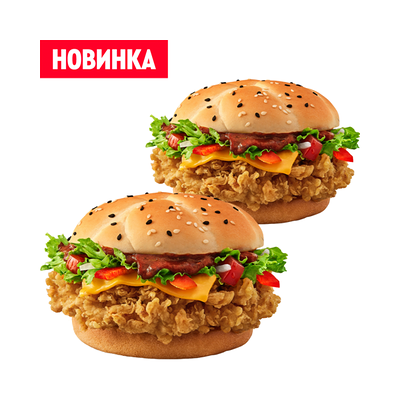 Пара со скидкой: 2 Грузинских Бургера в ROSTIC’S по цене 550 ₽