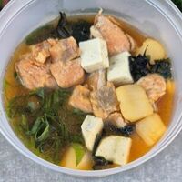 Мисо суп с кетой и гребешком в ШефПицца