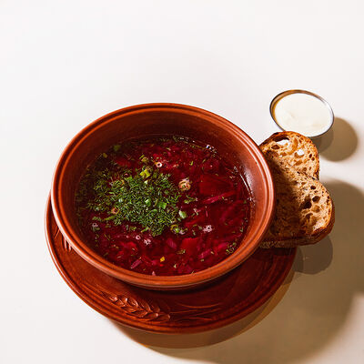 Борщ в Плюшка по цене 450 ₽