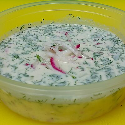 Окрошка с кефиром в Встречи у моря по цене 340 ₽