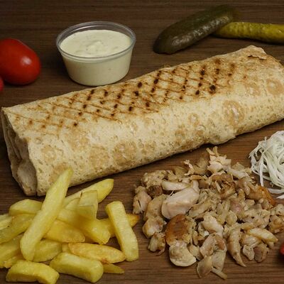 Шаверма по-деревенски в GRILL & SUSHIMASTER - ГРИЛЬ и СУШИ МАСТЕР по цене 199