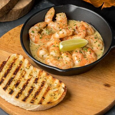 Креветки в сливочном соусе в Mesto Sushi & Grill по цене 750