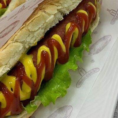 Хот-дог с копченой сосиской в Настроение вкуса ФАСТФУД по цене 370 ₽