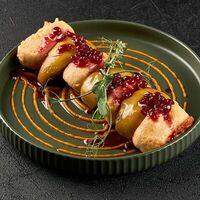 Запечёный сыр сулугуни в Игристые