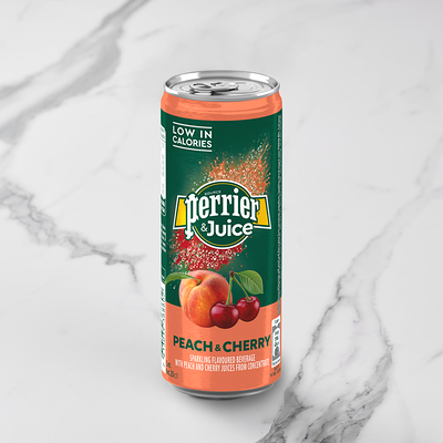 Минеральная вода газированная Perrier со вкусом персика и вишни в Starbucks (R) по цене 1800 ₸