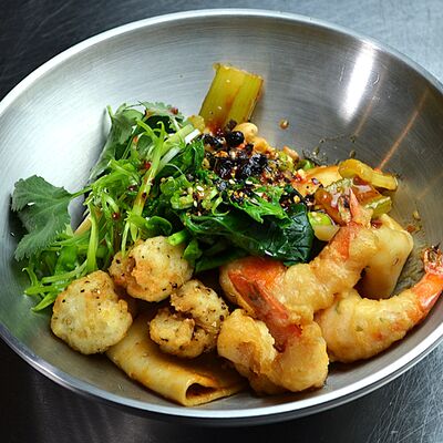 Лапша Бьян Бьян с морепродуктами в Can по цене 880 ₽