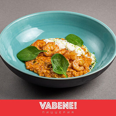 Ризотто с креветками и сыром страчателла в Траттория Vabene! по цене 980 ₽