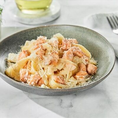 Паста с лососем в ЮГА по цене 720 ₽