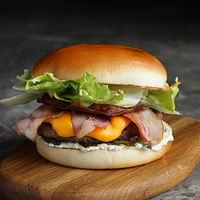 Бургер Биф спайси в FRIENDLOUNGE по цене 640 ₽