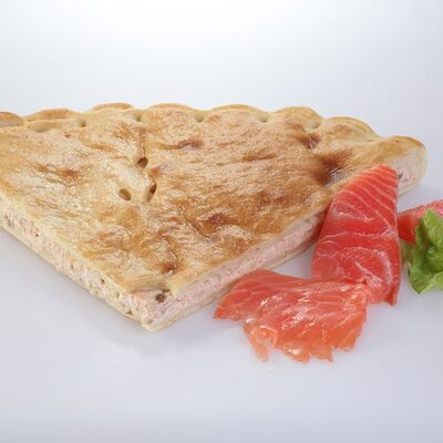 Осетинский пирог с фаршем горбуши и капустой в Осетинские пироги Виктория по цене 800 ₽