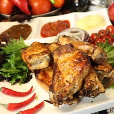 Шашлык Свинина (корейка на кости) в Ароматный дворик по цене 470 ₽