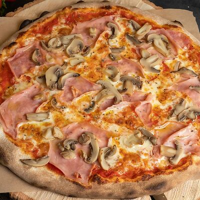 Прошутто э фунги с ветчиной и грибами в Пицца да Спагетти по цене 1105 ₽
