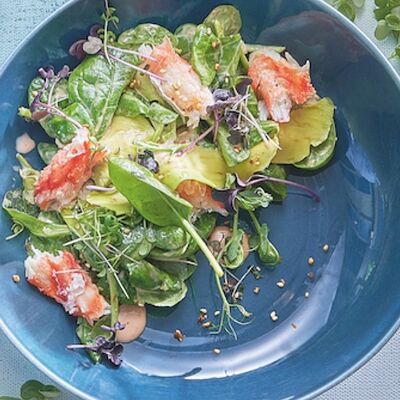 Салат с камчатским крабом в Черетто море по цене 1450 ₽