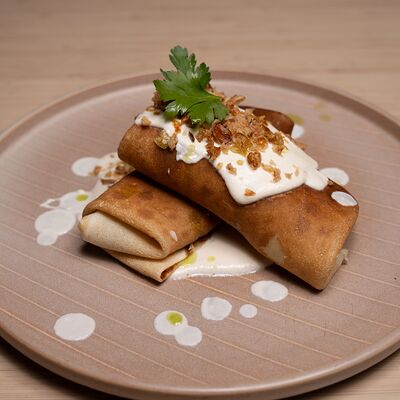 Блинчики с грибами в Green Dog по цене 589 ₽