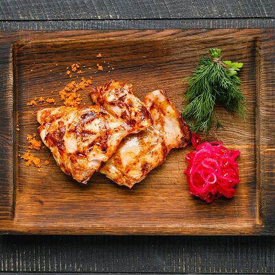 Стейк из красного мяса Яндекс в Снегири на Лагерном по цене 800 ₽