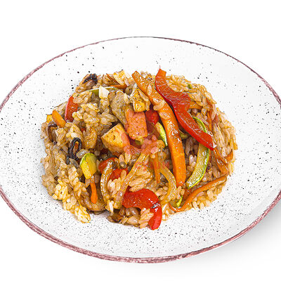 Рис с курицей в Ваусуши по цене 418 ₽