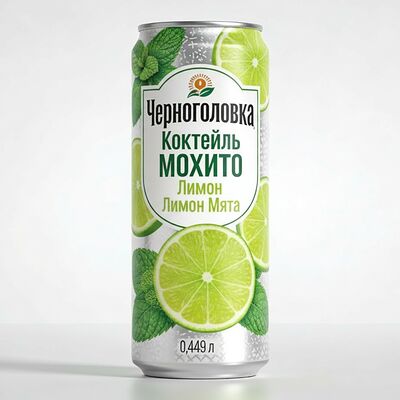 Коктейль Мохито Лимон-мята Черноголовка в Шаурма и Шашлык от Шефа по цене 155 ₽
