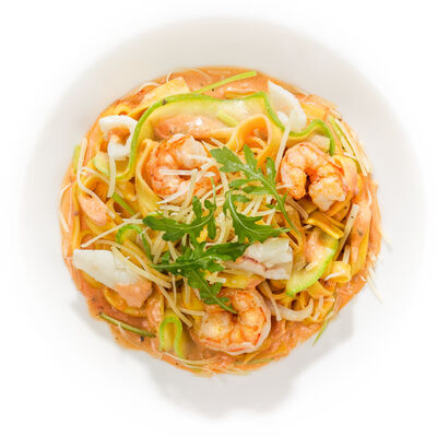 Паста Фрутти ди маре в Перчини на огне по цене 575